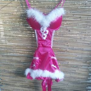 Nature Intimates 34B Miss Santa Christmas Lingerie